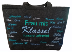 Picture of Filz-Tasche "Lehrerin mit Klasse"