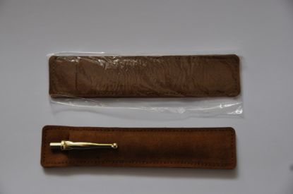 Picture of Kugelschreiber Schutzhülle, Textil im Lederdesign (ohne Kugelschreiber)