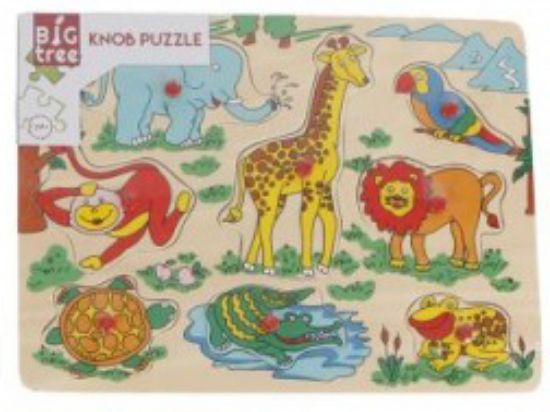 Bild von Holzpuzzle Tiere Exotisch