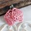 Bild von Ornament-Ohrstecker - Rhombusform aus Resin - fruit dove pink