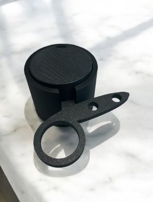 Zeige Details für Mundstückhalter für 2 Mundstücke, 1 Schalldämpfer und Getränkehalter Bild von Mundstückhalter für 2 Mundstücke, 1 Schalldämpfer und Getränkehalter
