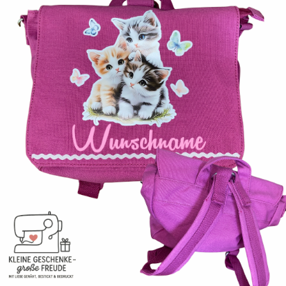 Bild von Kindergartenrucksack "Kätzchen"
