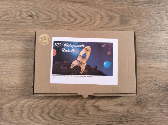 Bild von Rakete 3D-Puzzle