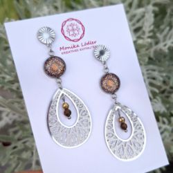 Picture of Folge deinem Herzensweg - Ohrstecker TINA aus Edelstahl mit Perlen