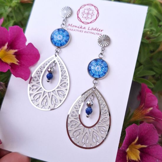 Picture of GoodVibes - Ohrstecker aus Edelstahl mit Anhänger TINA