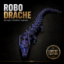 Bild von Beweglicher Drache / Violett-Schwarz / 52cm